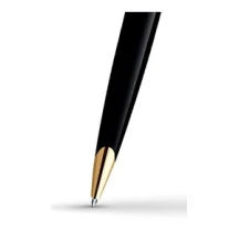 Ручка Waterman Carene Deluxe Silver/Black кулькова, лакований корпус, позолота 23К 21200 — фото 2