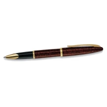 Ручка Waterman Carene Marine Amber, кулькова, темно червоний корпус, позолота 23К 21104