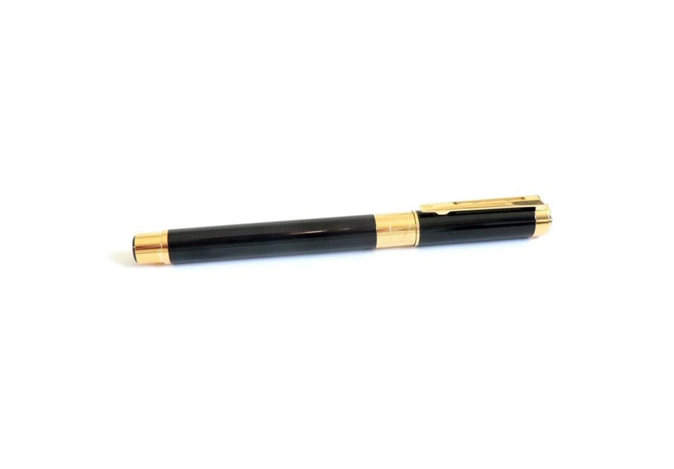 Ручка Waterman Perspective Black GT, перо, черный лаковый латунный корпус, позолота 11 400