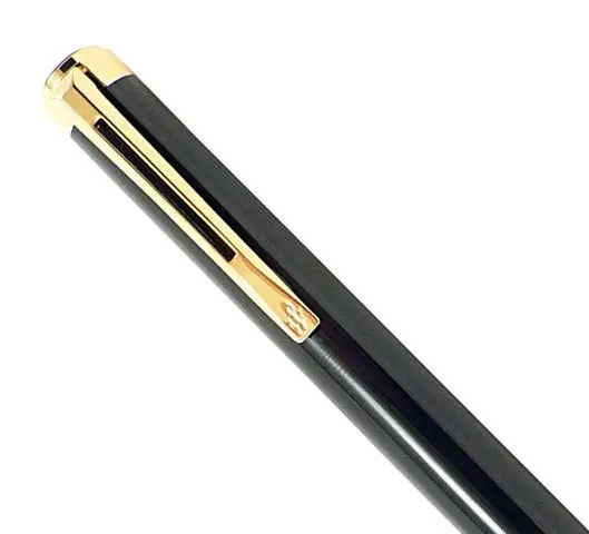 Ручка Waterman Perspective Black Black GT кулькова, чорний лаковий корпус з позолотою 21400 — фото 2