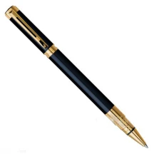Ручка Waterman Perspective BLACK GT кулькова, чорний латунний корпус з позолотою 41 400