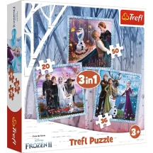 Пазли Trefl ( 3 в 1) "Дісней. Магічні історії", 20 х 19,5 см, 4+ 34853