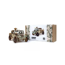 Дерев’яний 3D конструктор PuzzleOK  “Hammer” 65 деталей Hammer 65-00743