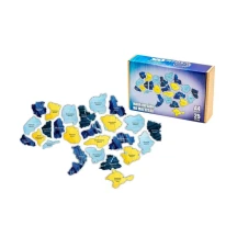 Фігурний дерев'яний пазл на магнітах PuzzleOK Мапа України 297 х 190 см, 25 деталей Puza4-01350