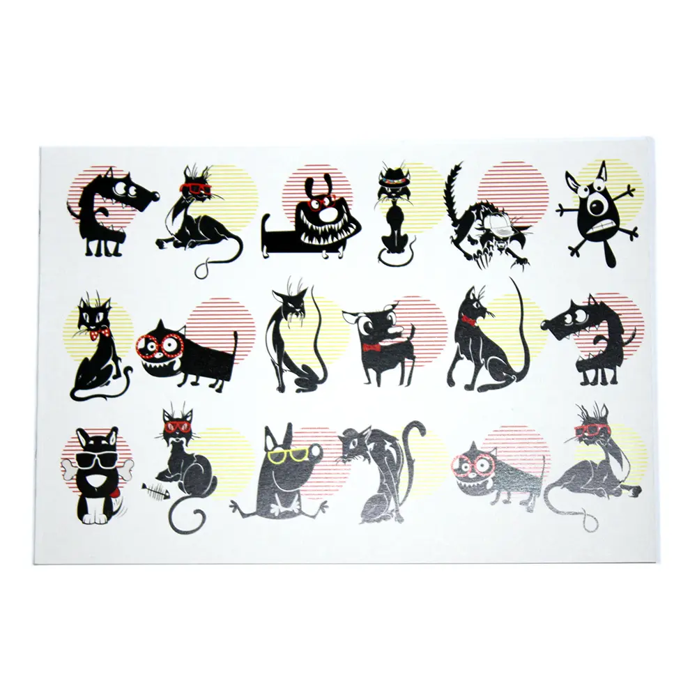 Альбом для малювання А4 "Коти і собаки", "Птахи", "Колор" 12 аркушів, 120 г/м2, скоба АА4212 — фото 2