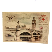 Альбом для малювання А4 "Крафт Авто", "Старе місто" 12 аркушів, 120 г/м2, скоба АА4212