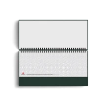 Планінг недатований Аркуш Light, 325 х 115 мм, лінія, штучна шкіра, пружина, блакитний 1В2946 — фото 3