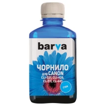 Чорнило BARVA Canon cyan 180 мл C521-057