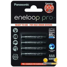 Акумулятор Panasonic Eneloop pro 900 mAh  ААA блістер  4 штуки BK-4HCCE/4BE
