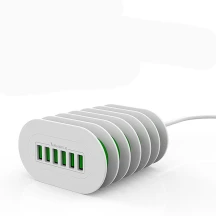 Мережевий зарядний пристрій Colorway USB Charger 6xUSB 7A CW-CHS07AW