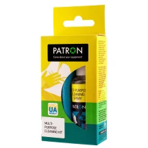 Чистящий набор 2 в 1 Patron для оргтехники чистящая салфетка, спрей 50 мл F3-016 — фото 4
