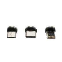 Кабель Patron магнітний 3 в 1 (microUSB+Lightning+Type-C) 2.0 PN-MAGN-3IN1 — фото 2