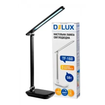 Світильник настільний DELUX LED (CT101-TL) 5 Вт, чорний TF-160