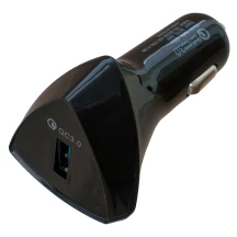 Адаптер автомобільний Patron 1 USB 3.0 3A PN-QC3-220V