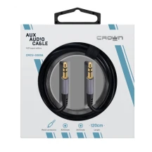 Кабель Crown AUX чорний CMCU3080A