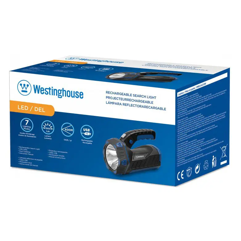 Ліхтар Westinghouse пошуковий 10W LED з функцією Power Bank WF227-CB — фото 2