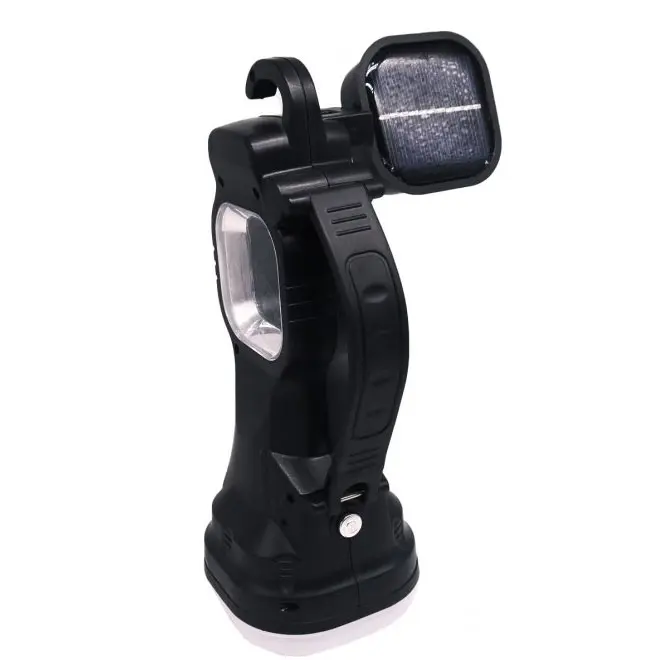 Ліхтар Quantum кемпінговий перезарядний Stalker 3W LED + COB solar з USB QM-FL3020 — фото 3