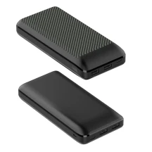 Зовнішній акумулятор Quantum Power Bank 20,000 Mah 3.7V (2-USB) QM-PB1020 — фото 3