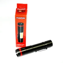 Ліхтар Quantum ручний "Assistant" 3W LED+СОВ з USB з функцією Power Bank QM-FL1030 — фото 2