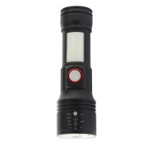 Ліхтар Quantum ручний "Adept" 10W LED zoom+ COB з USB, акумулятор не комплектується QM-FL1031 — фото 2