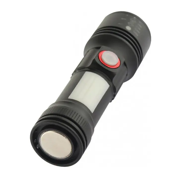 Ліхтар Quantum ручний "Adept" 10W LED zoom+ COB з USB, акумулятор не комплектується QM-FL1031 — фото 3