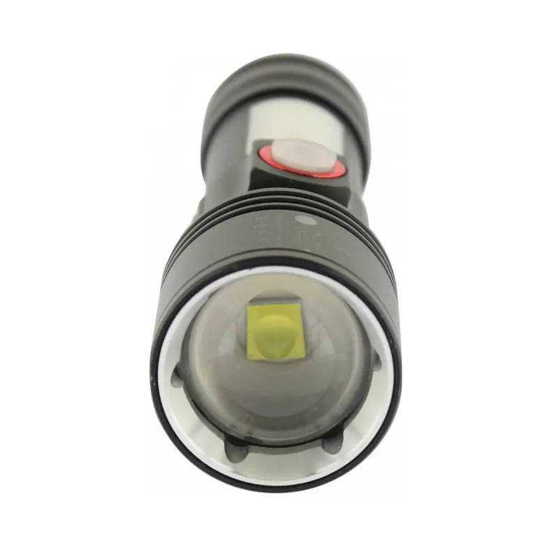 Ліхтар Quantum ручний "Adept" 10W LED zoom+ COB з USB, акумулятор не комплектується QM-FL1031 — фото 4