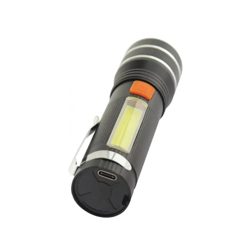 Ліхтар Quantum ручний "Helper" 10W LED zoom+ COB з USB QM-FL1032 — фото 2