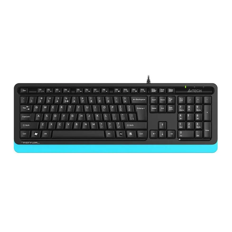 Клавіатура А4Тech USB Fstyler Sleek MMedia Comfort FKS10 — фото 4