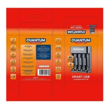 Зарядний пристрій Quantum QM-BC1040 1,2 v, акумулятори АА/ААА, 4 слоти QM-BC1040 — фото 2