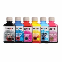 Комплект чорнил BARVA Epson (Т673) B/C/M/Y/LC/LM 6 x 180 гр L800/L810/L850/L1800