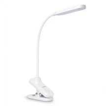 Лампа настільна Videx LED 7W 3000-5500K 220V біла, кліпса VL-TF09W — фото 2