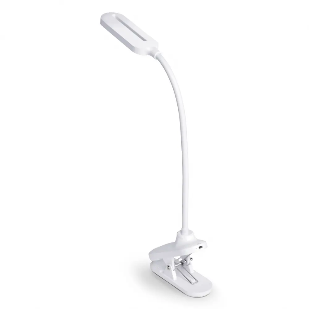 Лампа настільна Videx LED 7W 3000-5500K 220V біла, кліпса VL-TF09W — фото 3