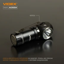 Ліхтар Videx налобний світлодіодний 600Lm 5700K VLF-A055H — фото 6