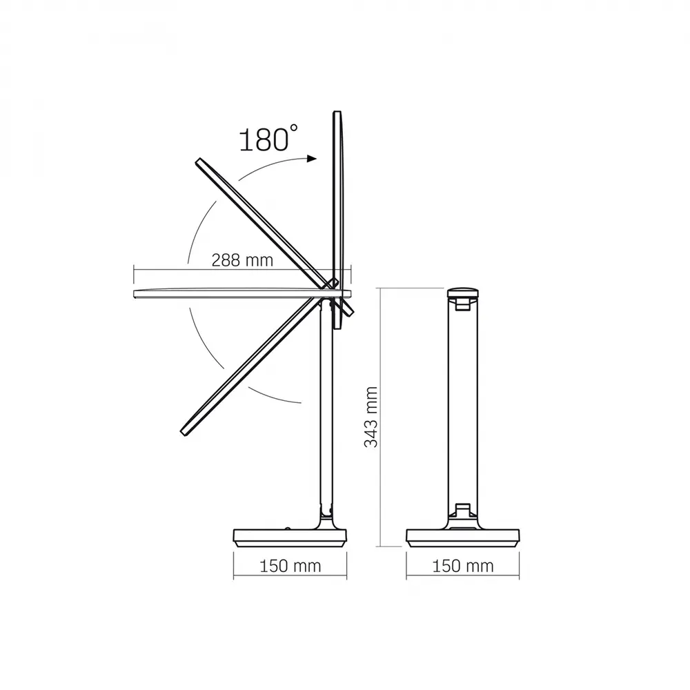 Лампа настільна Videx LED VL-TF16W 5W 1800-5000K з акумулятором VL-TF16W — фото 3