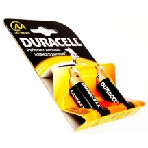 Батарейка DURACELL LR6 MN1500 2 штуки в упаковці, ціна за упаковку 8651