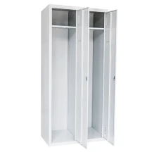 Шафа для одягу Ferocon 800 х 1800 х 500 мм, 36 кг ШС 22-01-08х18х05-Ц-7035 — фото 3