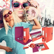 Папка-реєстратор Leitz Active Urban Chic 180°, 65 мм, колір червоний 1117-00-24 — фото 4