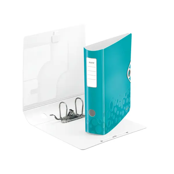 Папка-реєстратор Leitz Active WOW 180°, 80 мм, колір бірюзовий 1106-00-51 — фото 2