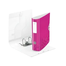 Папка-реєстратор Leitz Active WOW 180°, 80 мм, колір рожевий 1106-00-23 — фото 2