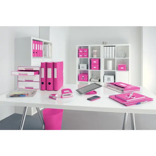 Папка-реєстратор Leitz Active WOW 180°, 80 мм, колір рожевий 1106-00-23 — фото 5
