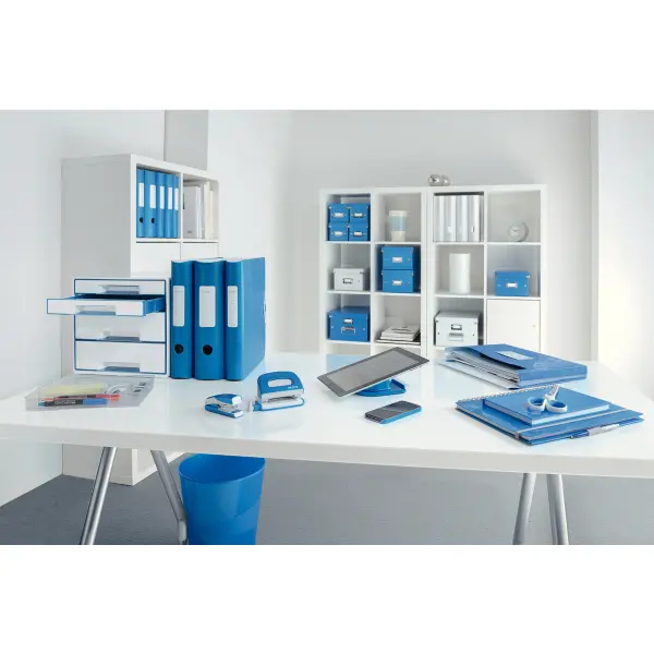 Папка-реєстратор Leitz Active WOW 180°, 80 мм, колір синій 1106-00-36 — фото 5