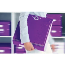 Папка-реєстратор Leitz Active WOW 180°, 80 мм, колір фіолетовий 1106-00-62 — фото 4