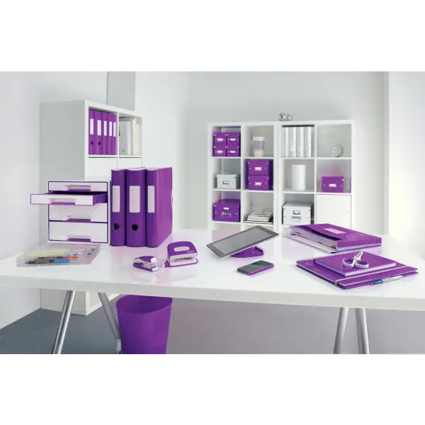 Папка-реєстратор Leitz Active WOW 180°, 80 мм, колір фіолетовий 1106-00-62 — фото 5