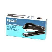 Степлер металлический Eagle, скоба 24/6, 26/6, мощность 20 листов S7103 — фото 3