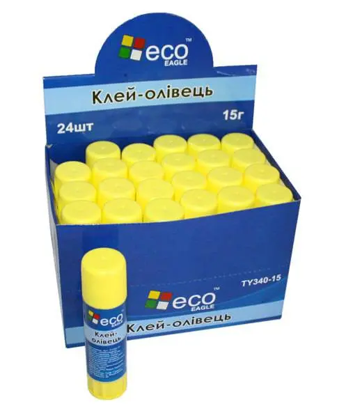 Клей-олівець Eco-Eagle 15 г на основі PVA TY340-15 — фото 3