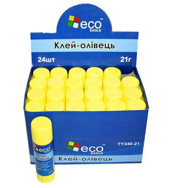 Клей олівець Eco-Eagle 21 г на основі PVA TY340-21 — фото 3
