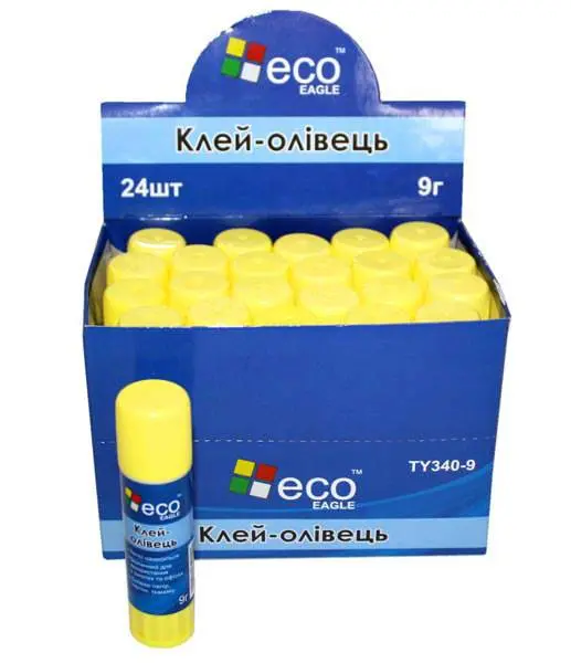 Клей олівець Eco-Eagle 9 г на основі PVA TY340-9 — фото 3