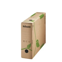 Архивный контейнер Esselte Eco, А4, 80 мм, 80 х 327 х 233 мм, цвет коричневый 623916 — фото 2