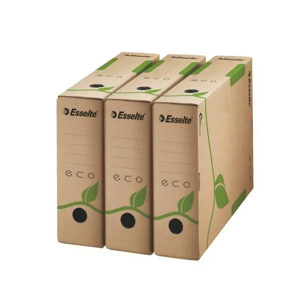 Архивный контейнер Esselte Eco, А4, 80 мм, 80 х 327 х 233 мм, цвет коричневый 623916 Архивный контейнер Esselte Eco, А4, 80 мм, 80 х 327 х 233 мм, цвет коричневый 623916 — фото 3