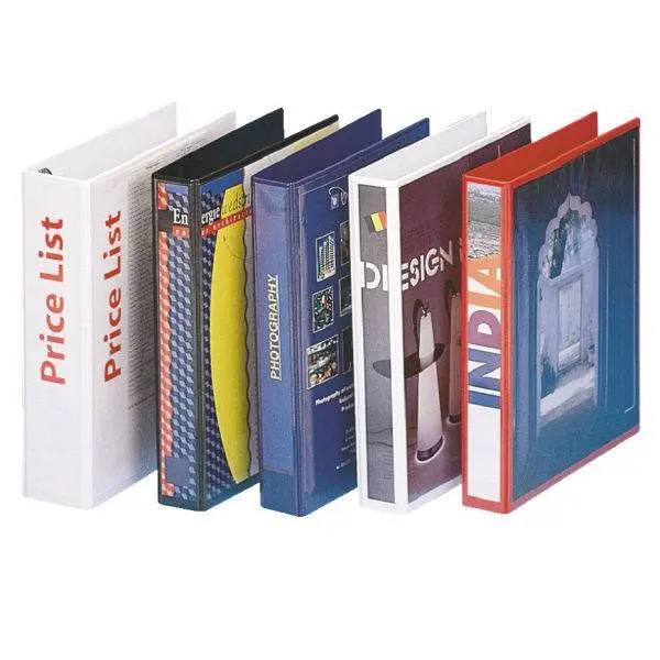 Папка-панорама Esselte А4 на 4 кільця РР 25 мм, колір білий 49702 — фото 2